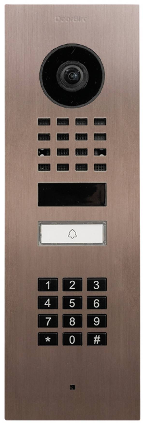 DoorBird  D1101KV Unterputz Bronze-Optik    Video citofono IP  WLAN  Unità esterna    Bronzo