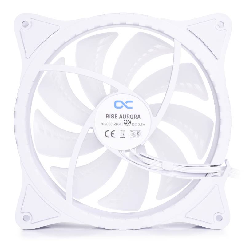 Alphacool Rise Aurora Ventola per PC case Bianco-2