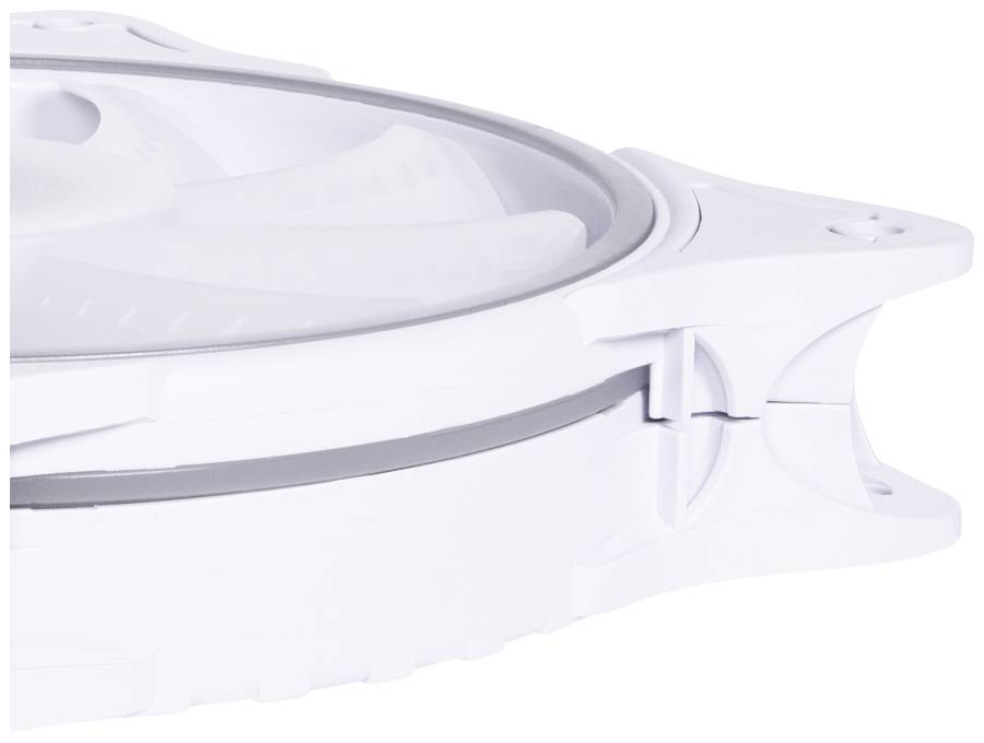 Alphacool Rise Aurora Case per computer Ventilatore 12 cm Bianco 1 pz-3