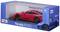 Modellino di un'auto Porsche 911 GT3 di colore rosso, confezionato in un imballaggio blu con finestra trasparente.