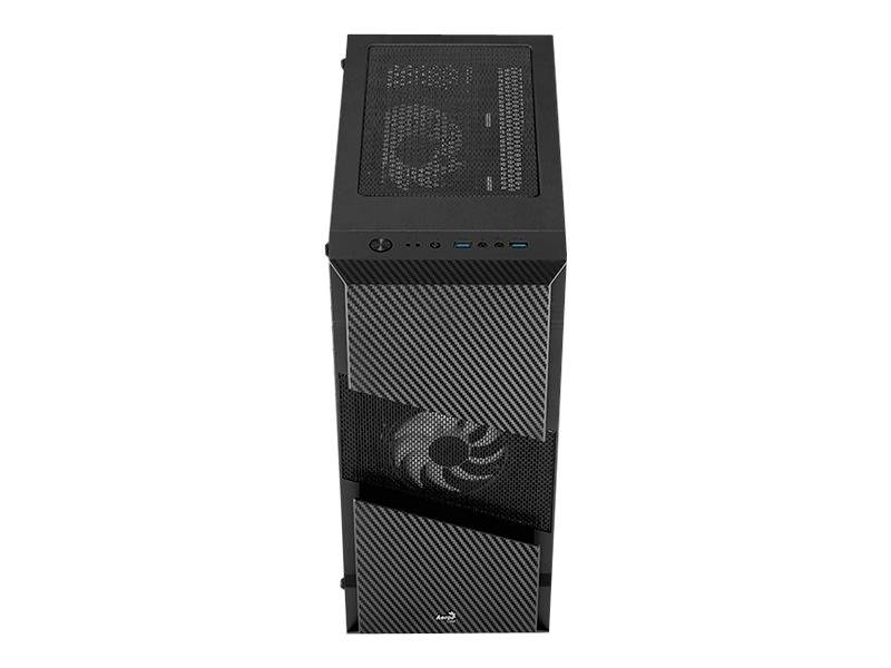 Aerocool Menace Saturn RGB Midi Tower Tempered Glass - Black-0