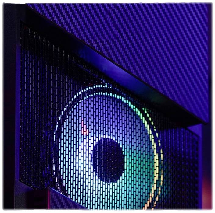 Aerocool Menace Saturn RGB Midi Tower Tempered Glass - Black-1