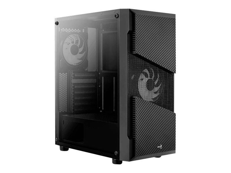 Aerocool Menace Saturn RGB Midi Tower Tempered Glass - Black-3