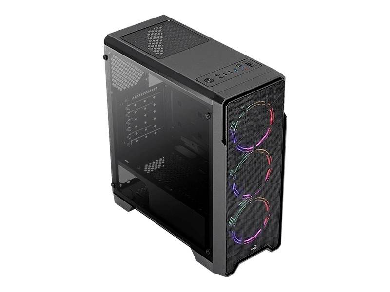 Custodia Midi ORE SATURN FRGB Nero MicroATX ATX MiniITX-2