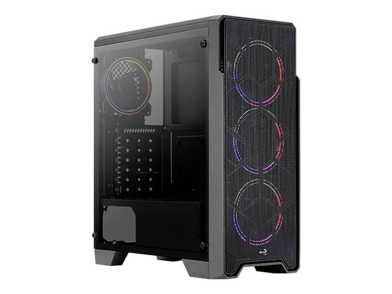 Custodia Midi ORE SATURN FRGB Nero MicroATX ATX MiniITX-5