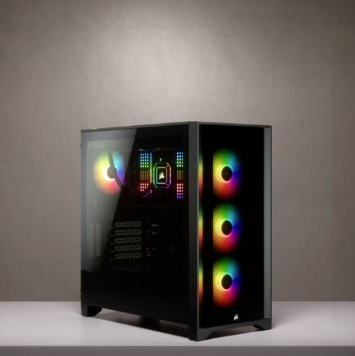 Corsair iCUE 4000X RGB Midi Tower Nero (CORSAIR 4000X RGB BLACK MID CASE)-7