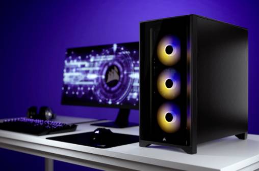 Corsair iCUE 4000X RGB Midi Tower Nero (CORSAIR 4000X RGB BLACK MID CASE)-18