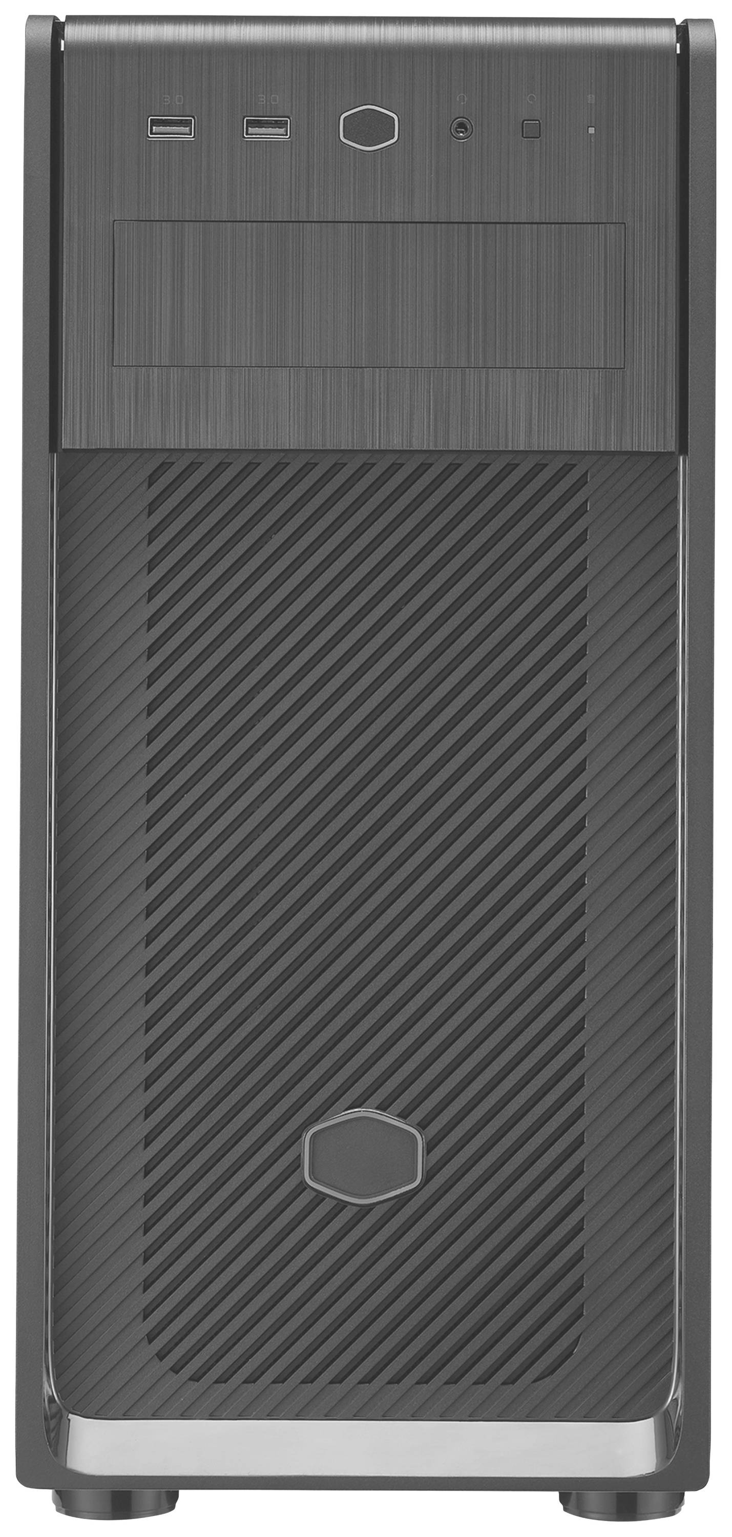 Cooler master case elite 500 odd 2 usb 3.2 1x 5.25 5x 2.5 2x combo 2.5-3.5 no psu black-2