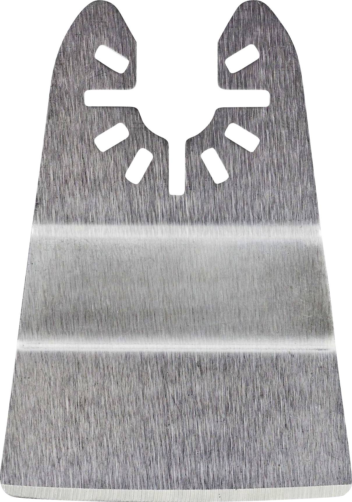 Lama per sega in metallo con forma rettangolare e taglio liscio, adatta per lavori di taglio precisi su legno, plastica o metalli teneri.
