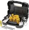 DEWALT DT90354-QZ Kit seghe a tazza 20 mm, 25 mm, 32 mm, 35 mm, 44 mm, 51 mm, 64 mm 11 pz.