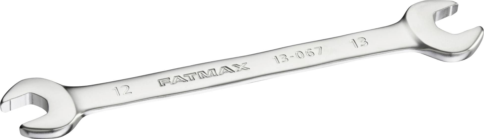 Una chiave inglese doppia in argento con misure '12' e '13', su cui è scritto 'FATMAX'.