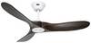 CasaFan ECO GENUINO 122 MW-NB Ventilatore da soffitto 11.3 W (Ø x A) 1220 mm x 280 mm Bianco opaco con telecomando, Funzione invernale
