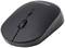Mouse nera wireless con rotella di scorrimento e motivi laterali. Sulla parte superiore è visibile la scritta 'DICTOP'.
