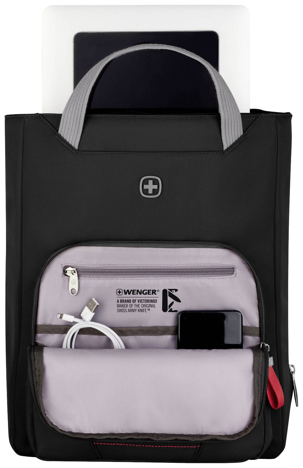 Borsa per Notebook Wenger Motion Vertical Tote Adatto per massimo: 39,6 cm (15,6") Nero-4