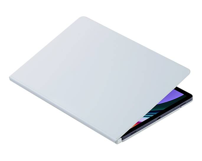 Un laptop argentato parzialmente aperto, che mostra una parte del suo schermo con uno sfondo colorato.