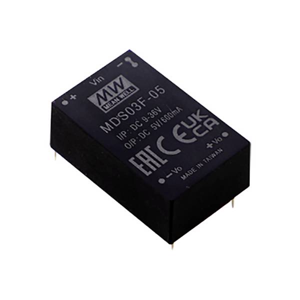 MEAN WELL MDS03F-12 Convertitore DC/DC da circuito stampato 250 mA 3 W Num. uscite: 1 x Contenuto 1 pz.