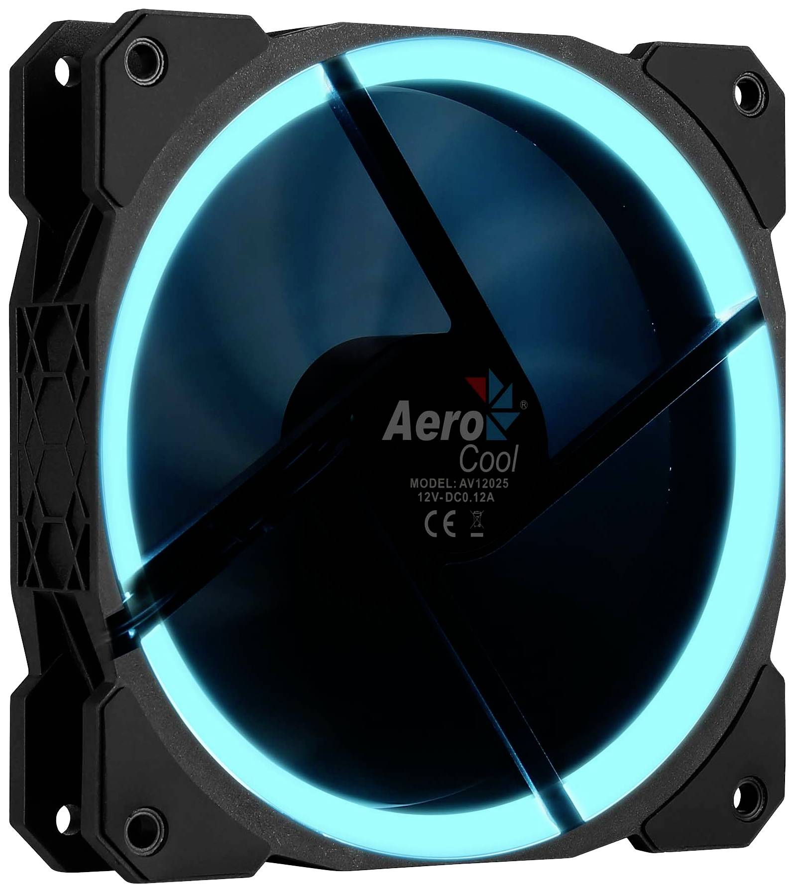 AeroCool Orbit Ventola per PC case Nero-4