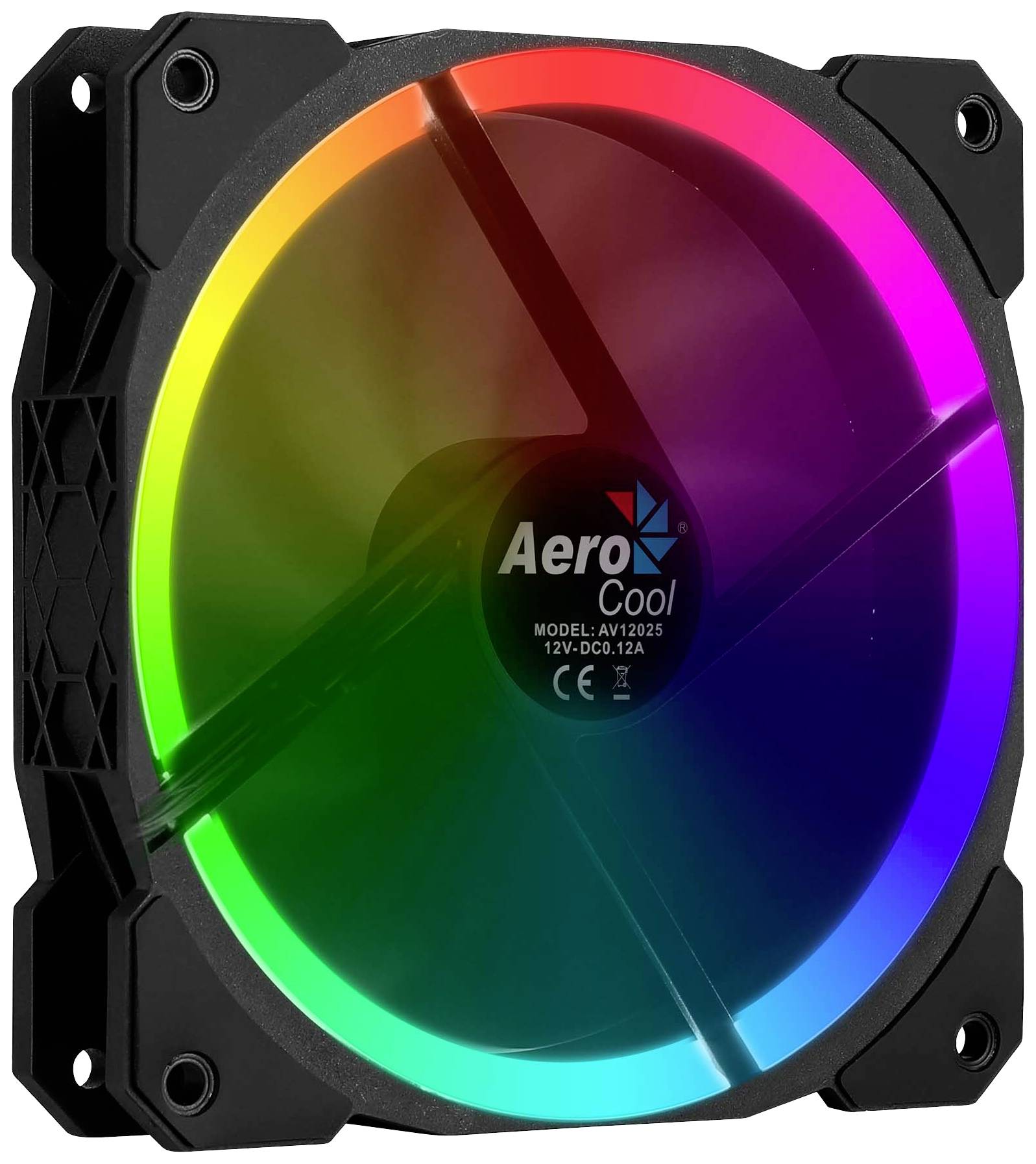 AeroCool Orbit Ventola per PC case Nero-5