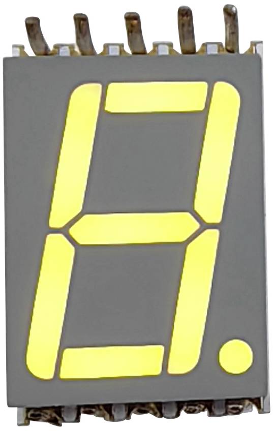 Un display a sette segmenti mostra il numero '9' con un punto accanto.
