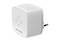 Un ripetitore Wi-Fi Netgear bianco con la scritta 'NETGEAR' sul davanti e LED di stato per Alimentazione, Router, Dispositivo e WPS.