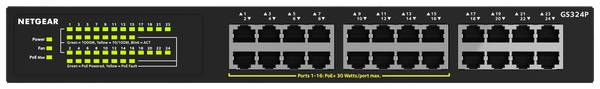 NETGEAR GS324P-100EUS GS324P Switch di rete RJ45 24 Porte 1 GBit/s Funzione PoE