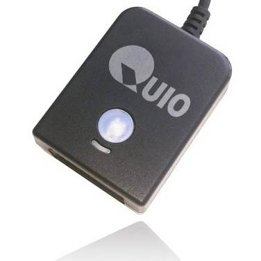 QUIO QU-R-237 Scanner per QR code 1D, 2D LED Nero Scanner da incasso RS232, USB