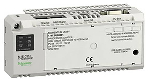 Processore industriale in custodia bianca con interfacce Ethernet, USB e seriali, idoneo per applicazioni di controllo.