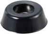 TRU COMPONENTS TC-11654308 Piedino di fissaggio a vite, rotondo Nero (L x A) 15 mm x 5 mm 1 pz.