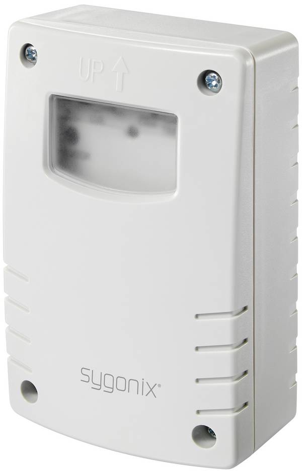 Sygonix SY-5836542 Interruttore crepuscolare Grigio 230 V/AC 1 NA 1 fino a 9 h