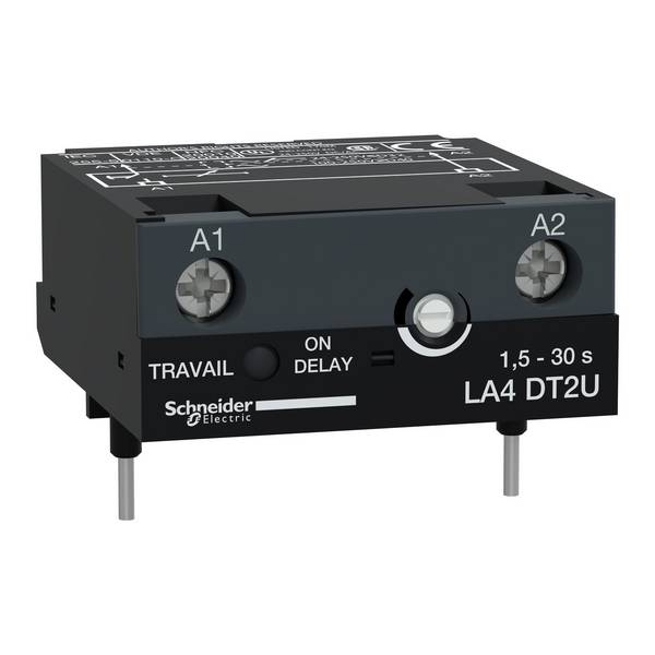 Schneider Electric LA4DT2U LA4DT2U Timer ritardo 1 pz. Intervallo di tempo: 1.5 - 30 s