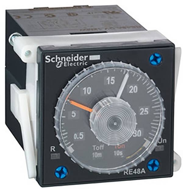 Schneider Electric RE48ACV12MW RE48ACV12MW Relè temporizzato Multifunzionale 1 pz. Intervallo di tempo: 0.02 s - 300 h 2 scambi