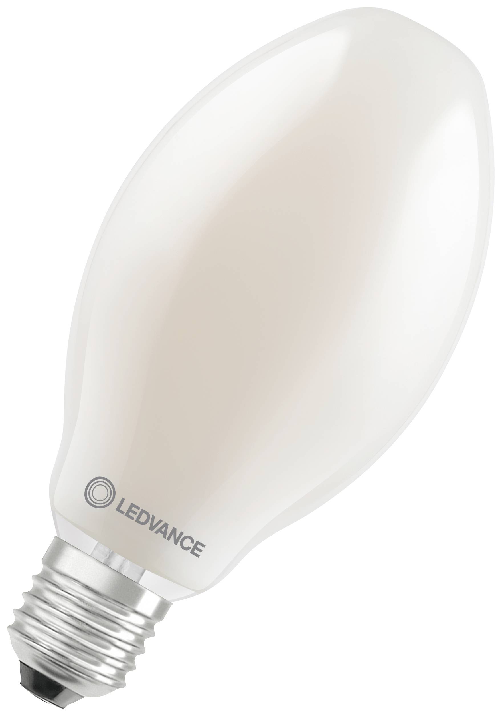 Una lampadina LED con attacco E27 di Ledvance, adatta per un'illuminazione a risparmio energetico.