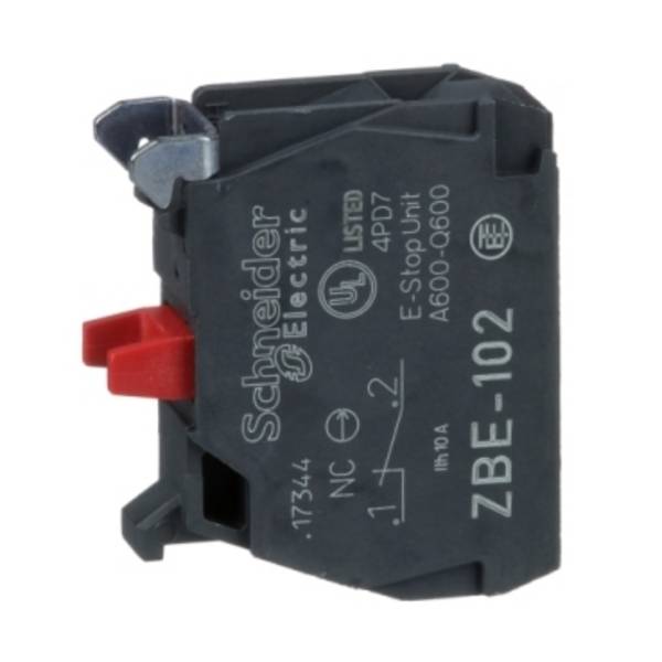Schneider Electric ZBE102 Modulo contatti ausiliari 1 NC con contatto ausiliario 5 pz.