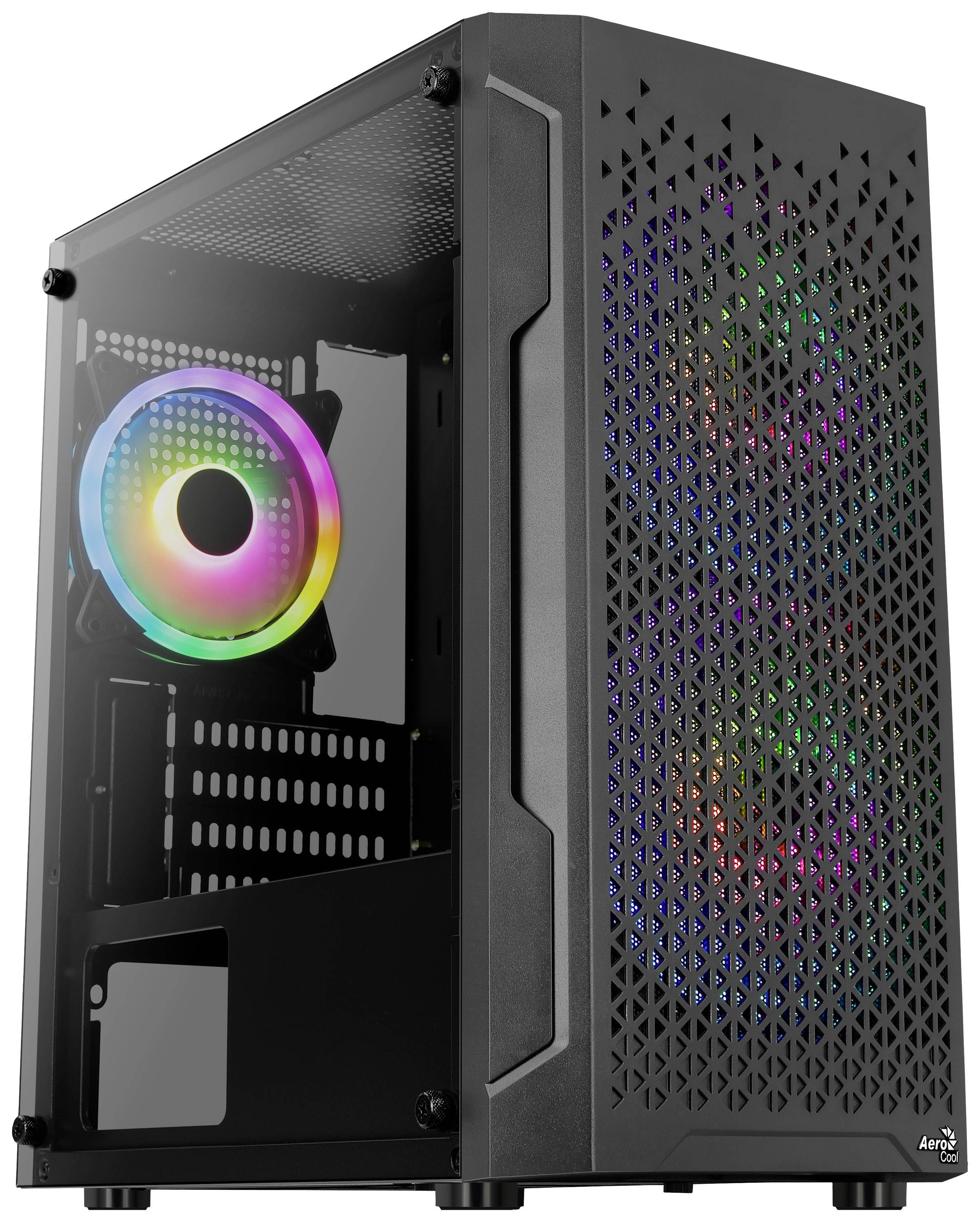 Aerocool Trinity Mini Mini Tower Nero (AeroCool Trinity V2 Mini Tower PC Case --1