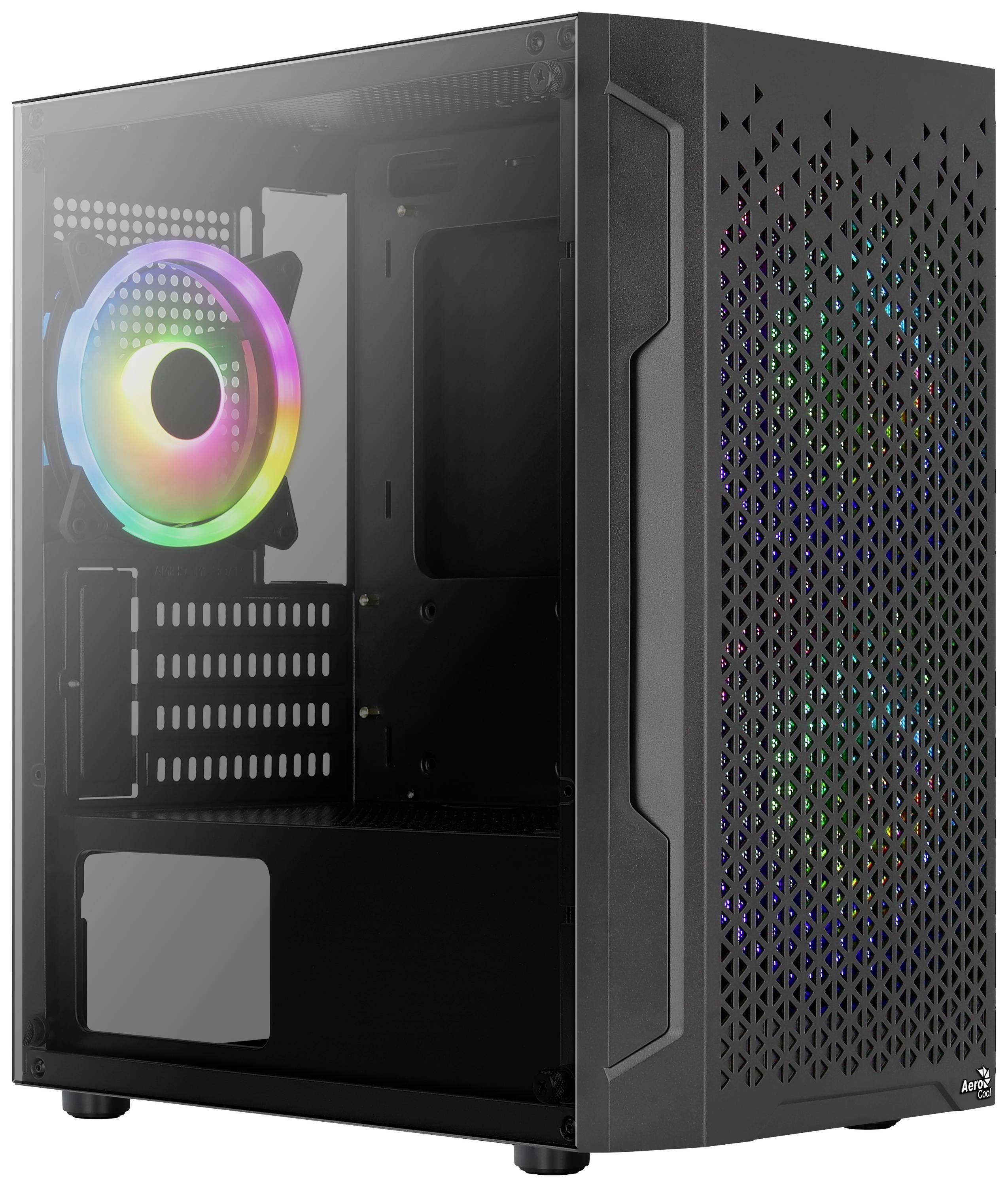 Aerocool Trinity Mini Mini Tower Nero (AeroCool Trinity V2 Mini Tower PC Case --4