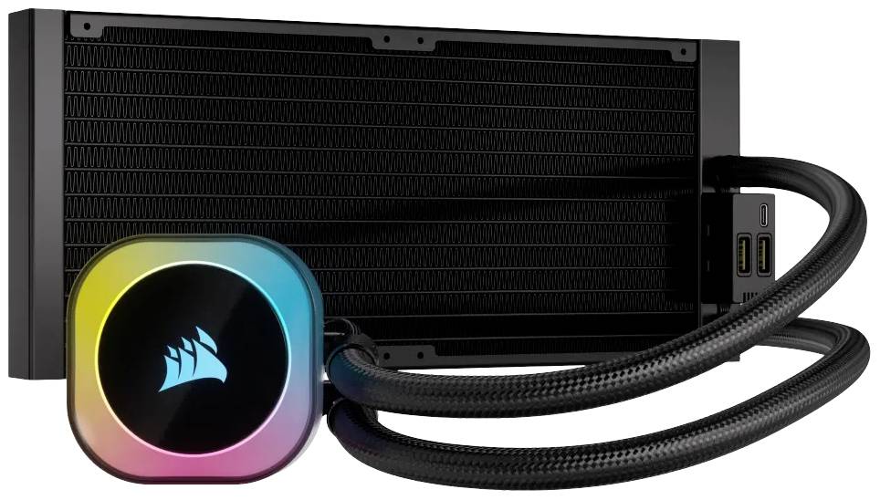 Corsair H115I Processore Kit di raffreddamento a liquido 14 cm Nero (Corsair iCue Link H115i 280mm RGB Liqu)-2