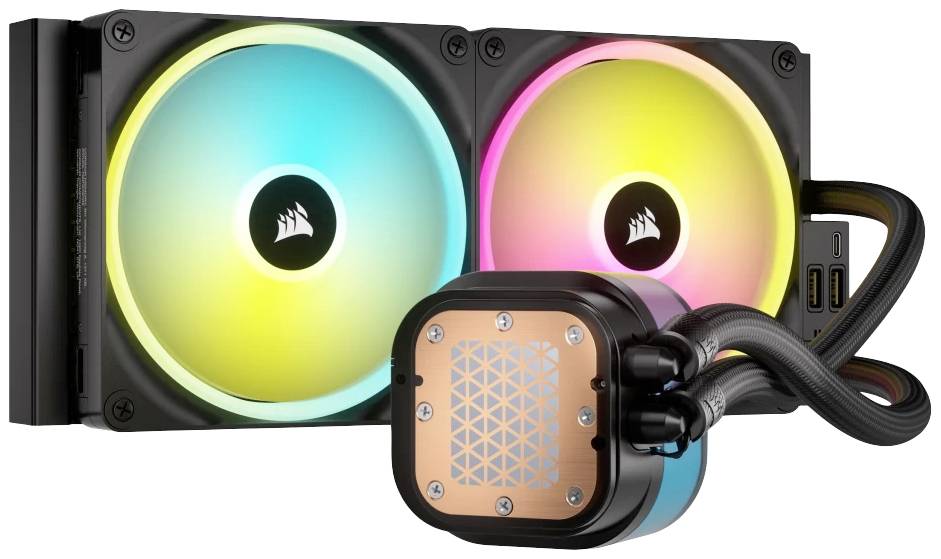 Corsair H115I Processore Kit di raffreddamento a liquido 14 cm Nero (Corsair iCue Link H115i 280mm RGB Liqu)-6