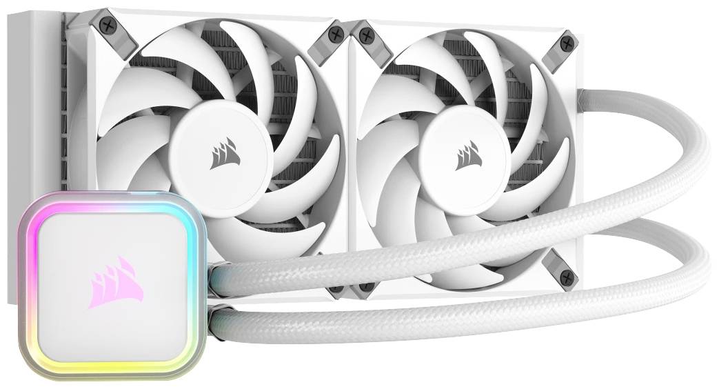CORSAIR ICUE H100I RGB ELITE LIQUID WHT-0