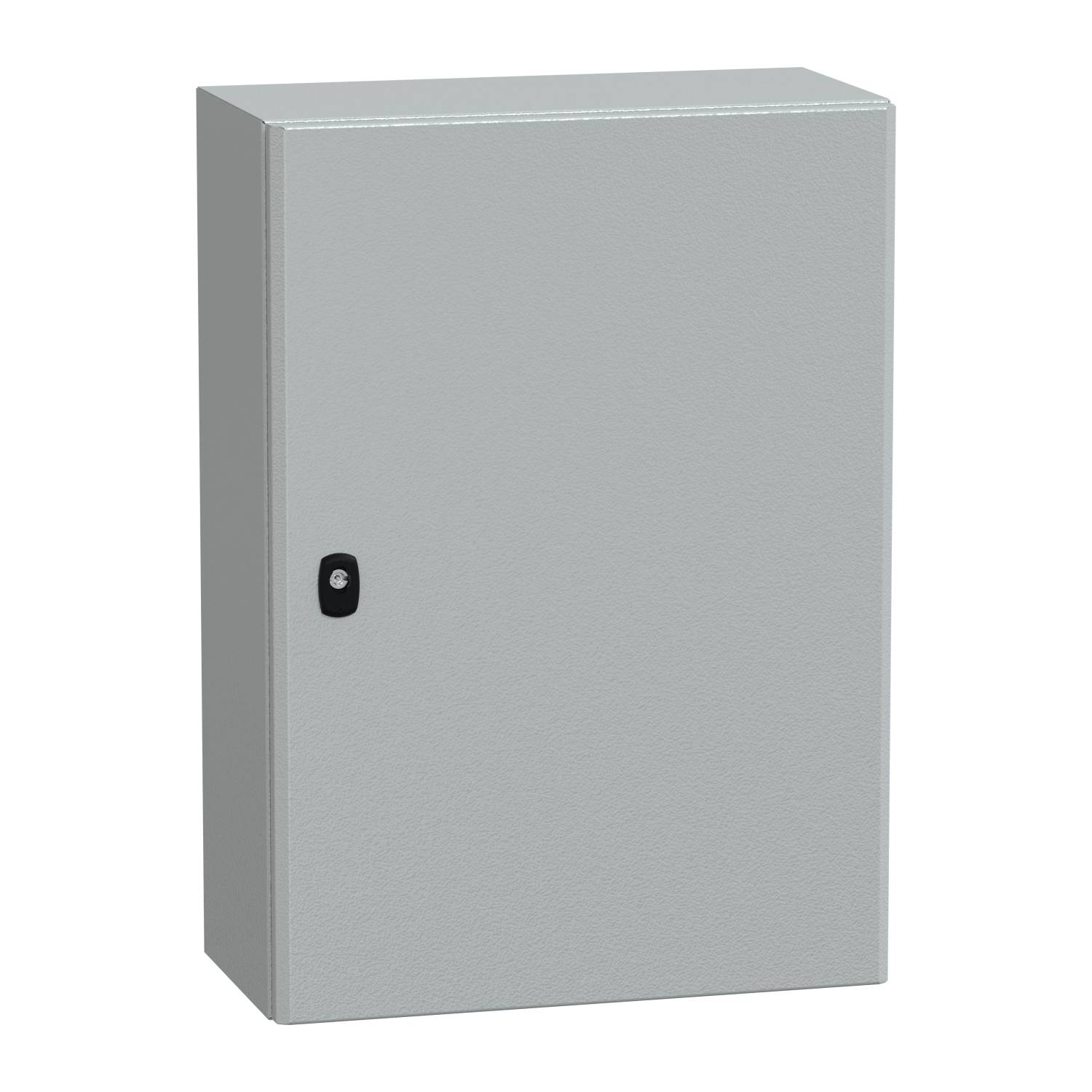 Armadietto metallico con porta e serratura, idoneo per la conservazione o la protezione di oggetti da influenze esterne.