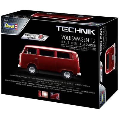 Automodello in kit da costruire Revell 00459 Volkswagen T2 - Technik - Easy  Click System 1:24