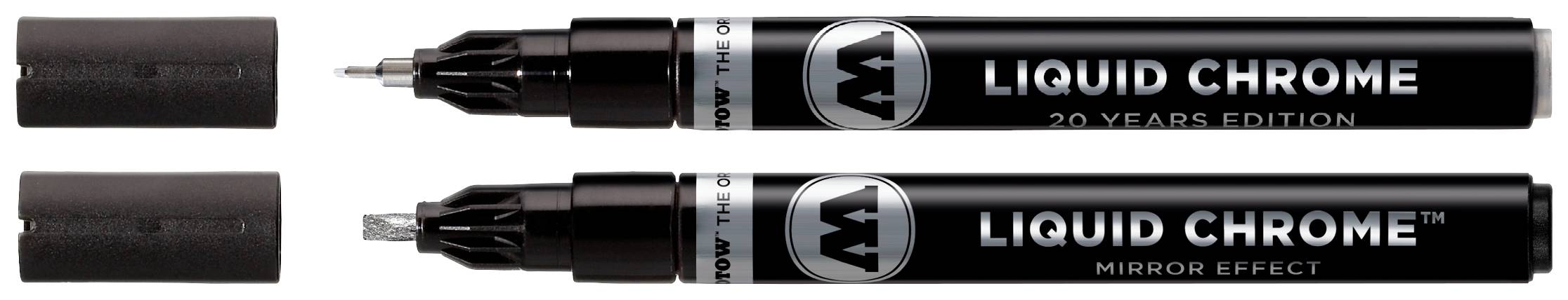 MOLOTOW LIQUID CHROME MO703115 Marcatore a vernice Cromo 1 mm, 3 mm