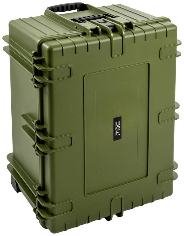 B & W International Valigetta portaoggetti outdoor  Typ 7800 157 l (L x A x P) 845 x 415 x 615 mm Bronzo-verde (opaco) 7800/BG/SI