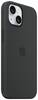 Apple Silicon Case MagSafe Backcover per cellulare Apple iPhone 15 Nero Carica induttiva, Anti urti MT0J3ZM/A