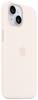 Apple Silicon Case MagSafe Backcover per cellulare Apple iPhone 15 Rosa chiaro Carica induttiva, Anti urti MT0U3ZM/A