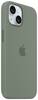 Apple Silicon Case MagSafe Backcover per cellulare Apple iPhone 15 Cipresso Carica induttiva, Anti urti MT0X3ZM/A