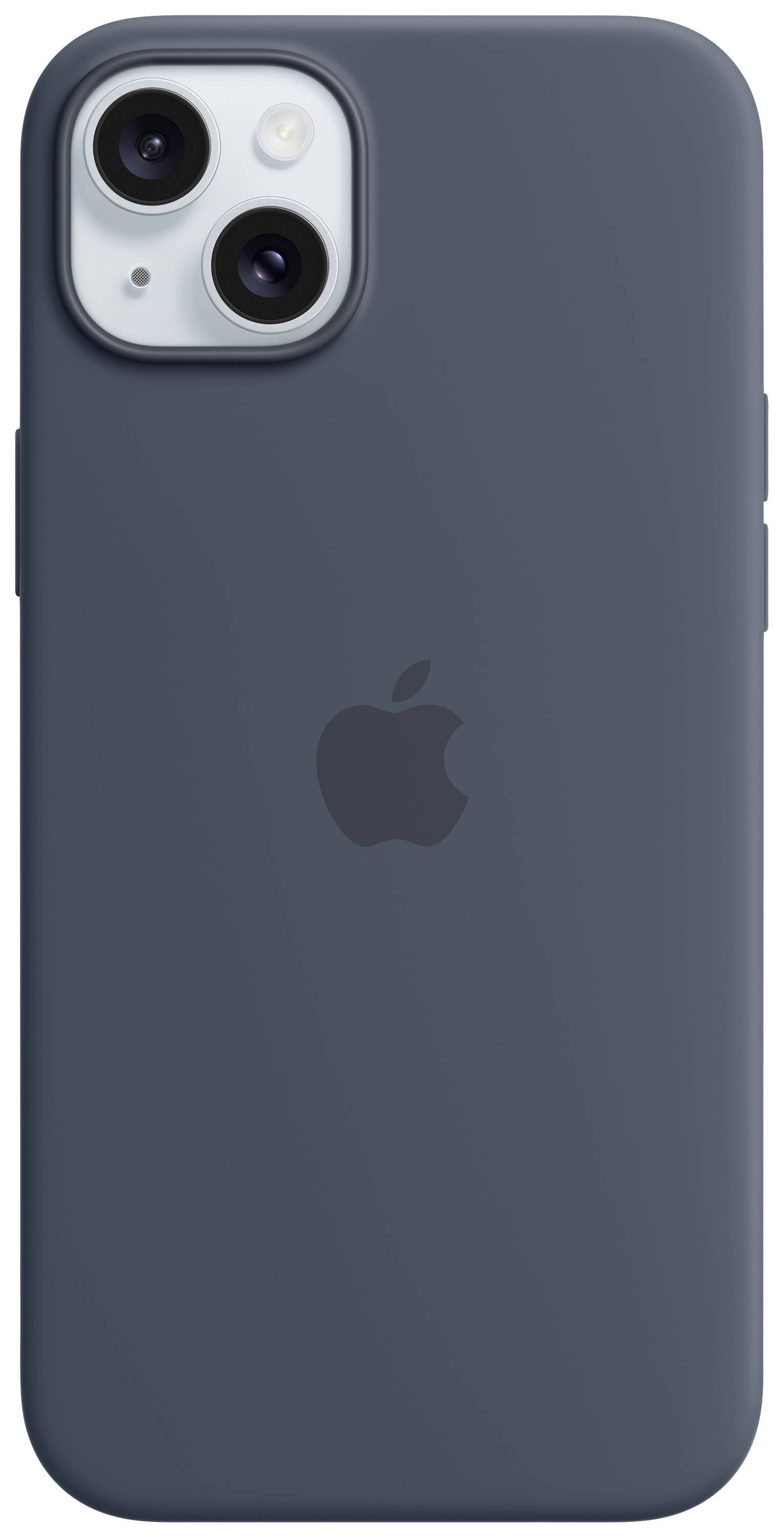Apple Silicon Case MagSafe Backcover per cellulare Apple iPhone 15 Plus Blu tempesta Carica induttiva, Anti urti MT123ZM-0