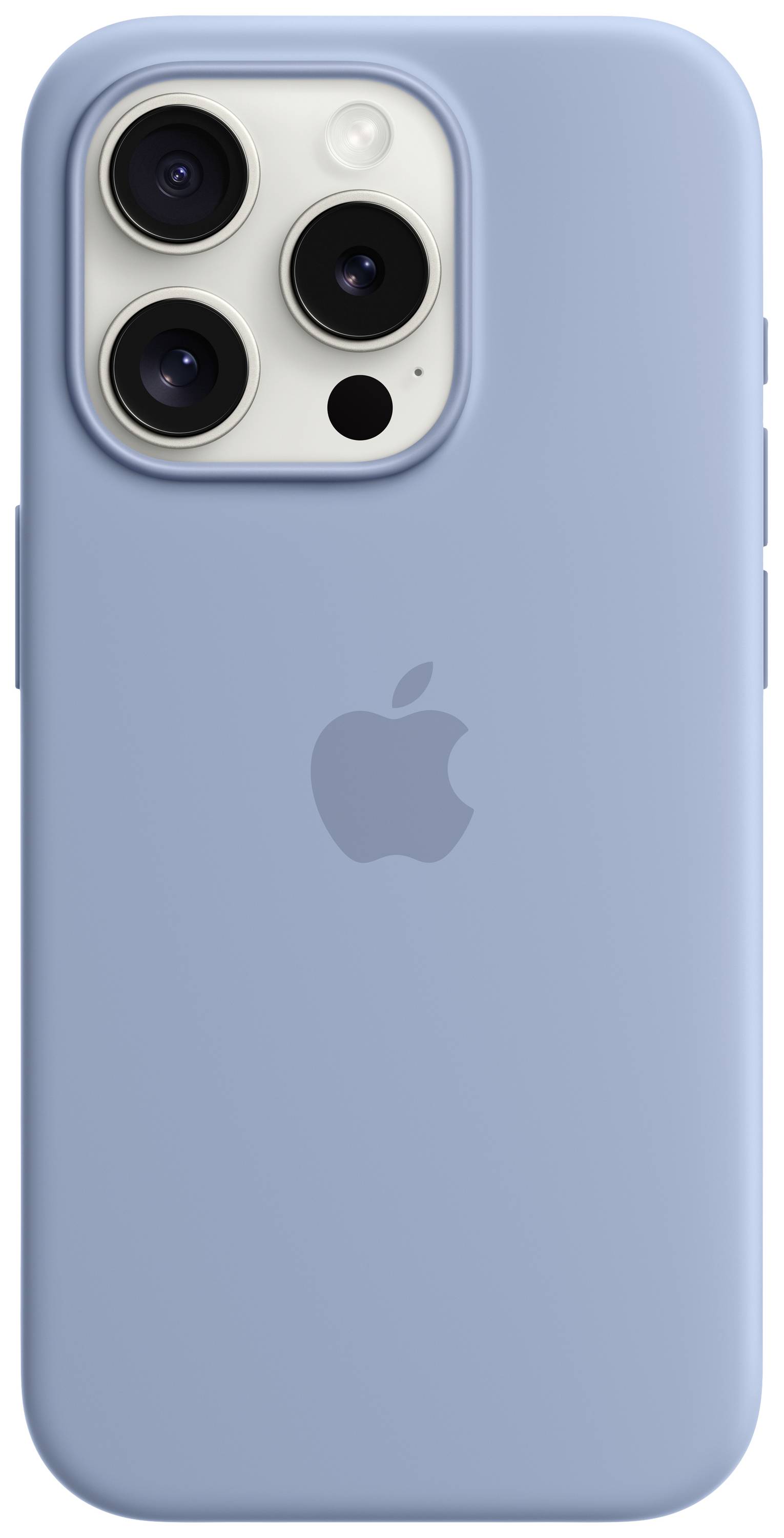 Apple Silicon Case MagSafe Backcover per cellulare Apple iPhone 15 Pro Blu invernale Carica induttiva, Anti urti MT1L3ZM-0