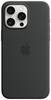 Apple Silicon Case MagSafe Backcover per cellulare Apple iPhone 15 Pro Max Nero Carica induttiva, Anti urti MT1M3ZM/A