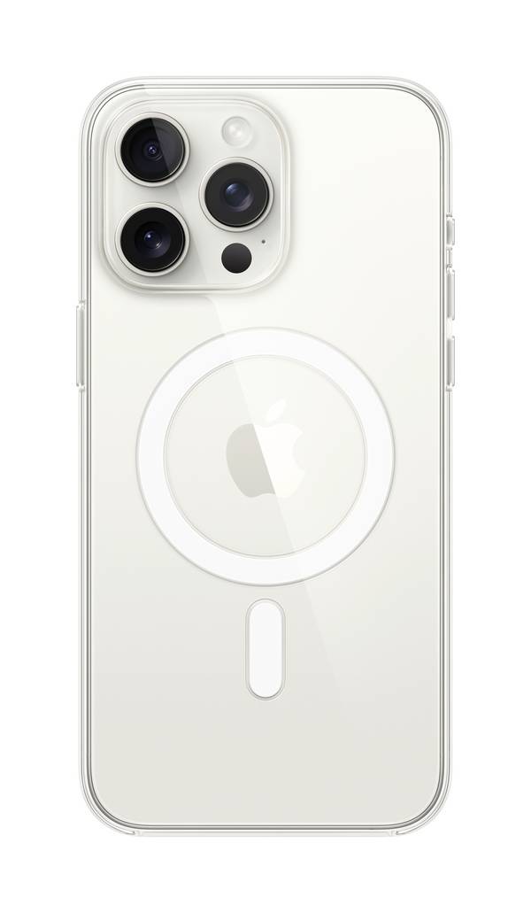 Apple Clear Case Backcover per cellulare Apple iPhone 15 Pro Max Trasparente Carica induttiva, Anti urti MT233ZM/A