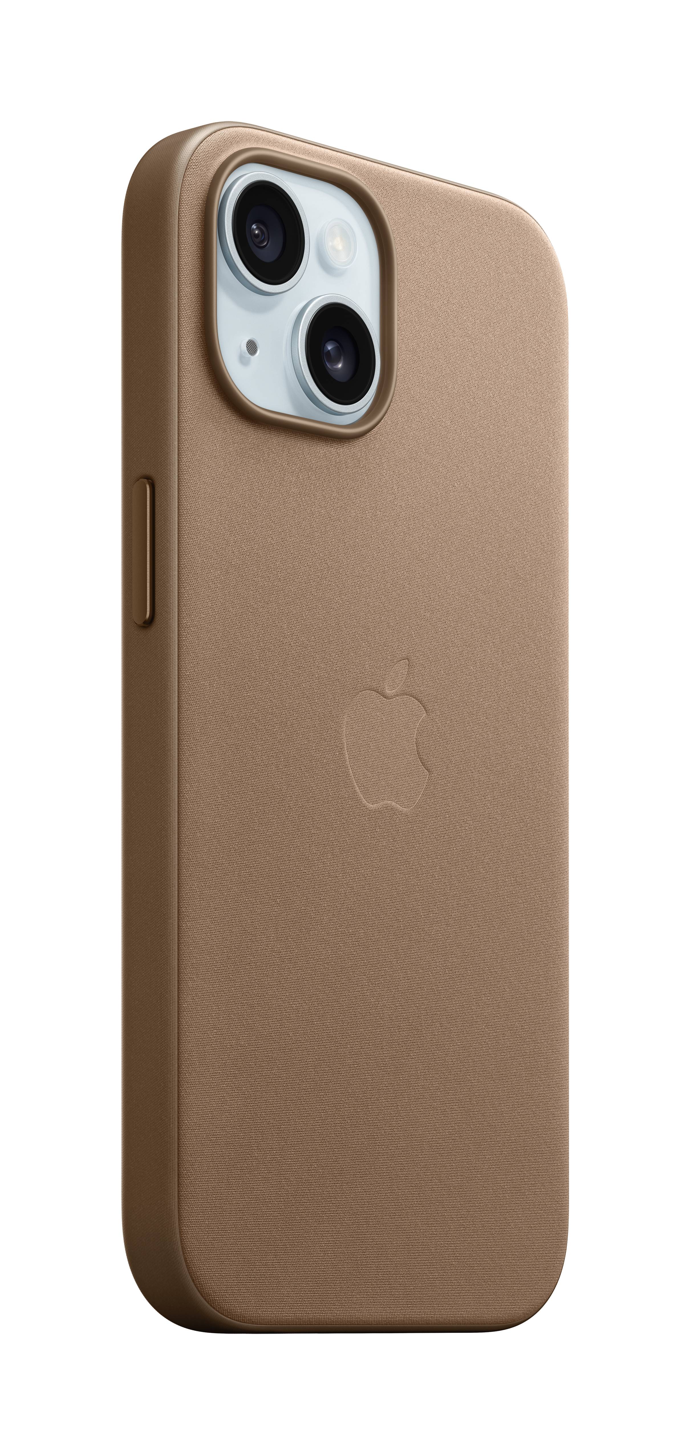 Apple Finewoven Case Backcover per cellulare Apple iPhone 15 Grigio tortora Carica induttiva, Anti urti MT3C3ZM/A-0